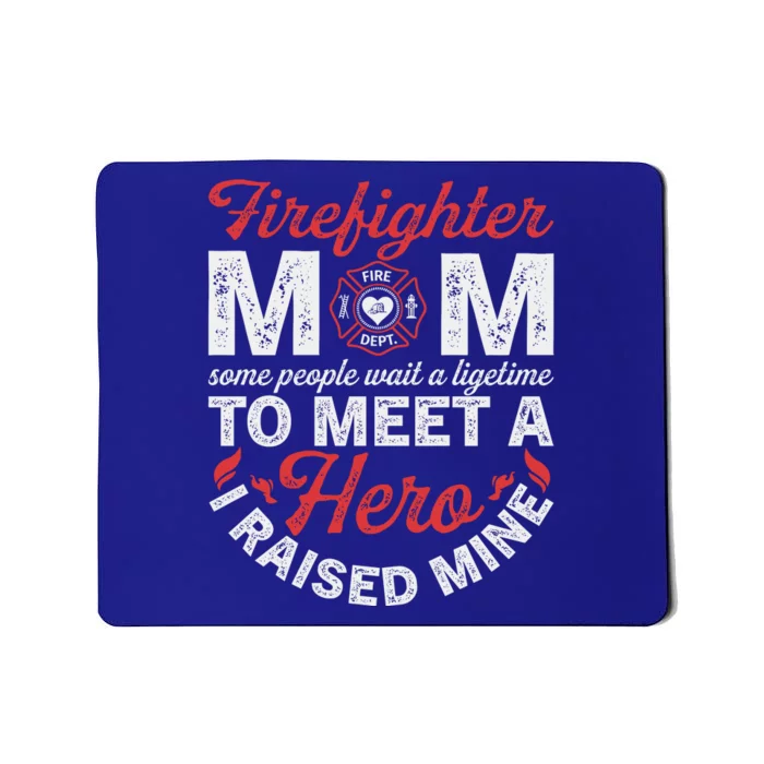 Firefighter Mom Firewoman Proud Moms Mothers Day Mousepad