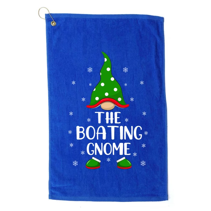 Funny Matching Family IM The Boating Gnome Christmas Gift Platinum Collection Golf Towel