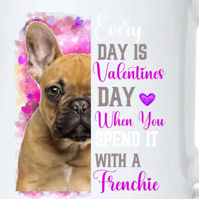 Frenchie Mom Funny Valentines Day Dog Lovers French Bulldog Gift Black Color Changing Mug