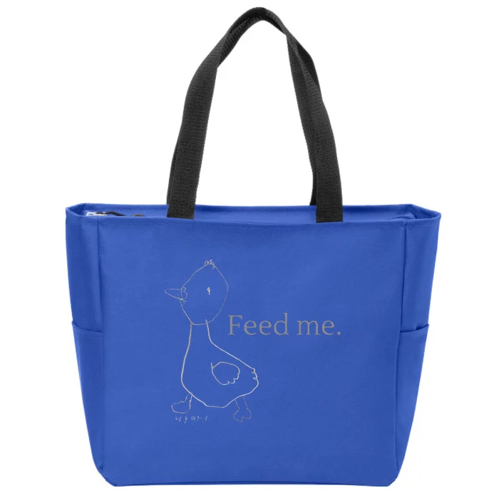 Feed Me Zip Tote Bag