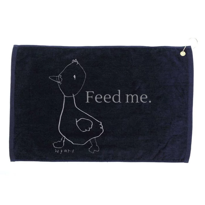 Feed Me Grommeted Golf Towel