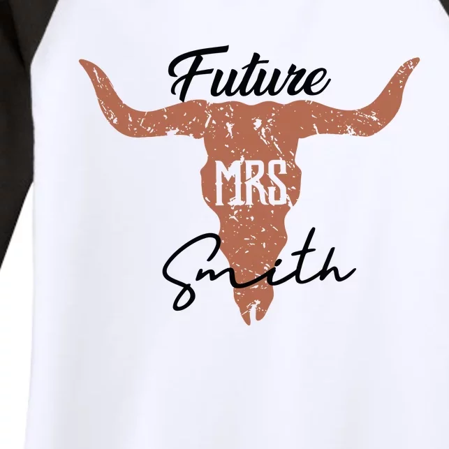 Future Mrs. Women's Tri-Blend 3/4-Sleeve Raglan Shirt