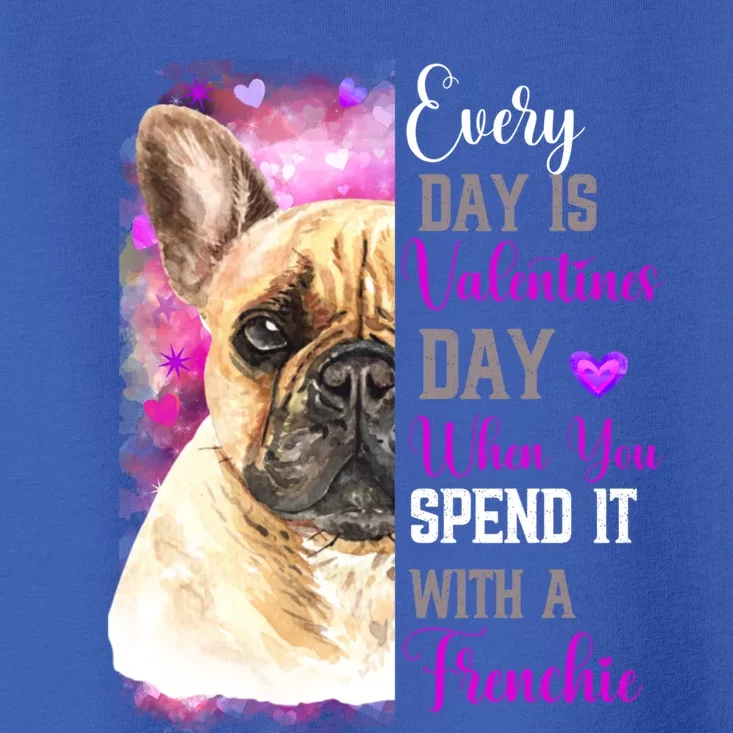 Frenchie Mom Funny Valentines Day Dog Lovers French Bulldog Gift Toddler T-Shirt