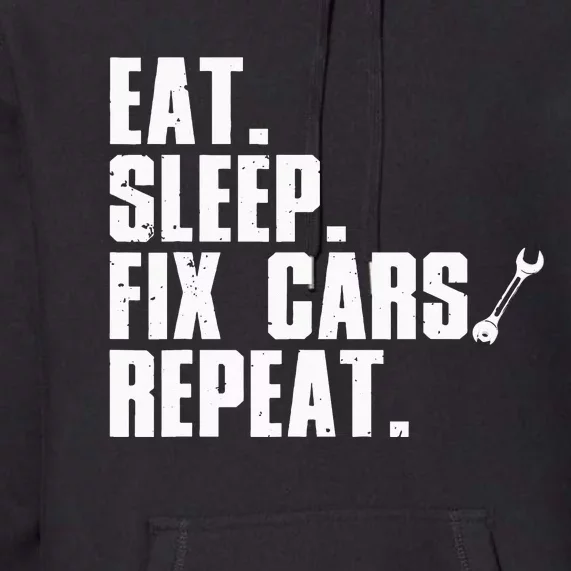 Funny Mechanic For Dad Auto Garage Automobile Car Lover Premium Hoodie