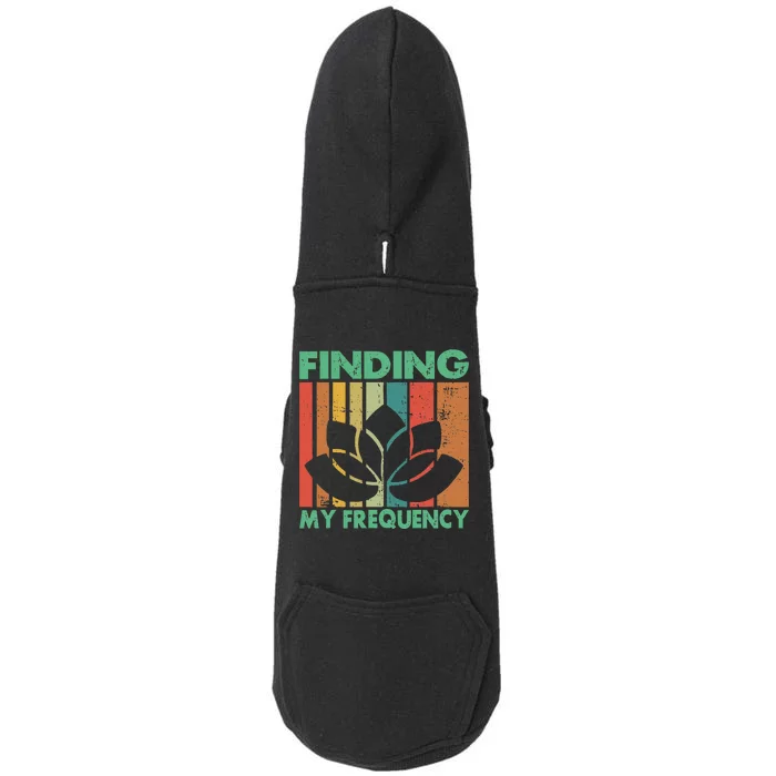 Finding My Frequency Meditation Doggie 3-End Fleece Hoodie