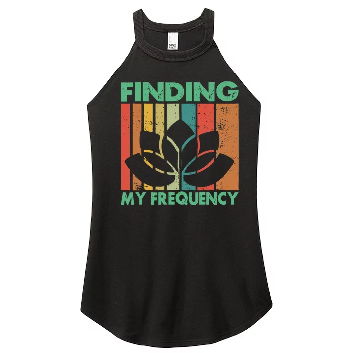 Finding My Frequency Meditation Women’s Perfect Tri Rocker Tank