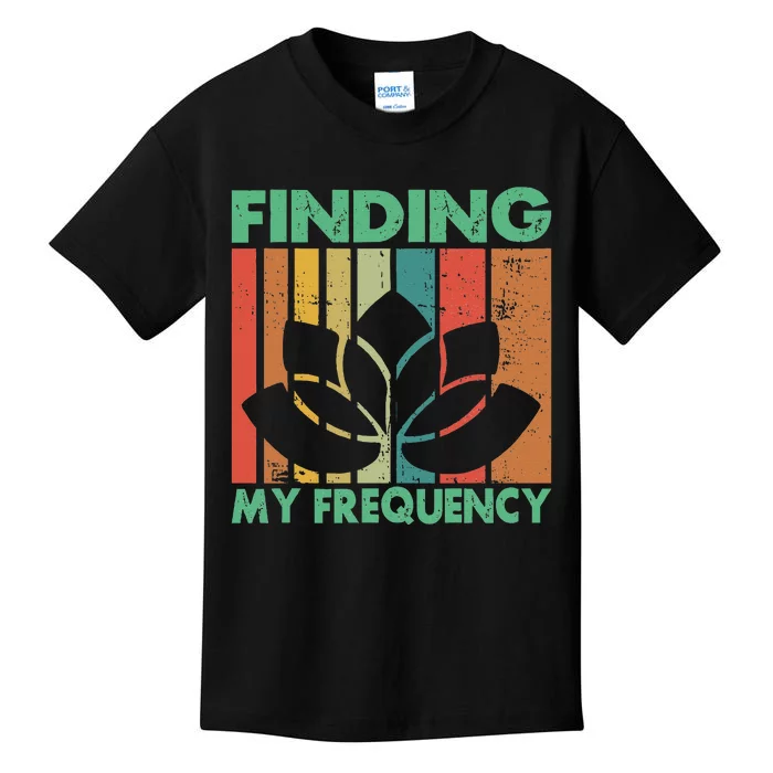 Finding My Frequency Meditation Kids T-Shirt