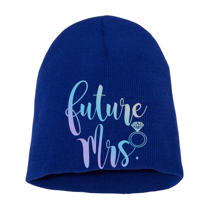 Future Mrs For Bride Gift Short Acrylic Beanie