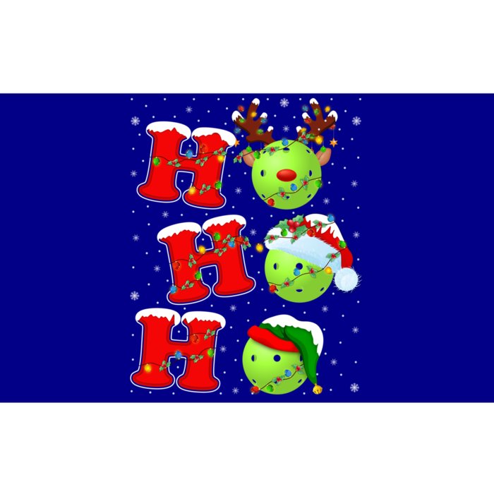 Funny Matching Family Santa Ho Ho Ho Pickleball Christmas Meaningful Gift Bumper Sticker