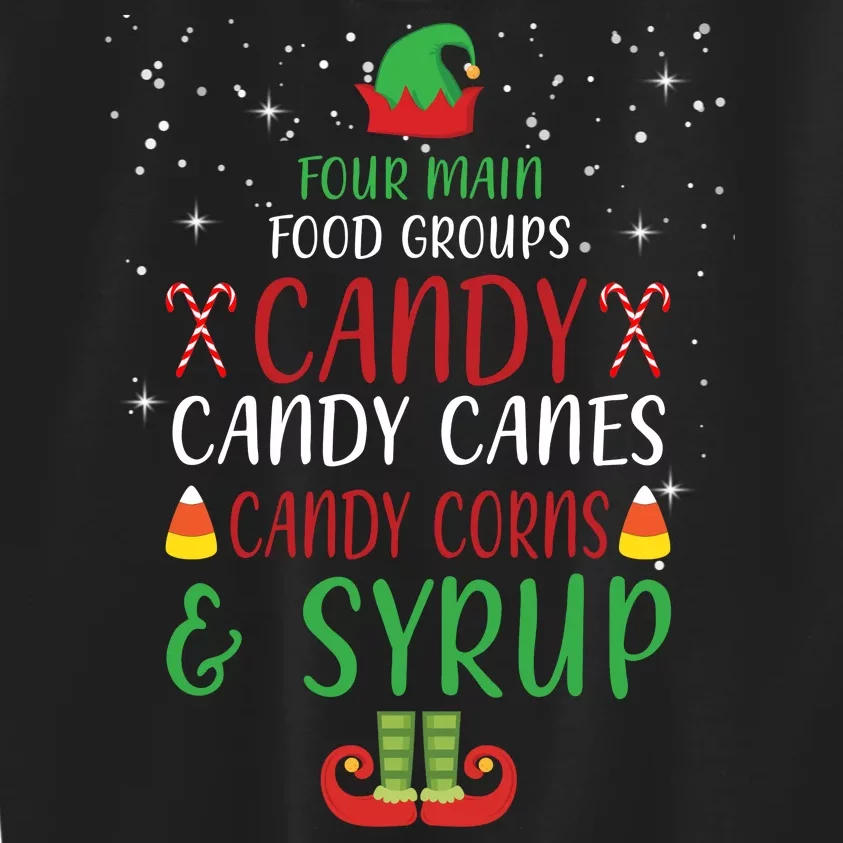 Elf Movie - Mug - 4 main food groups - Candy Canes, Candy Corn