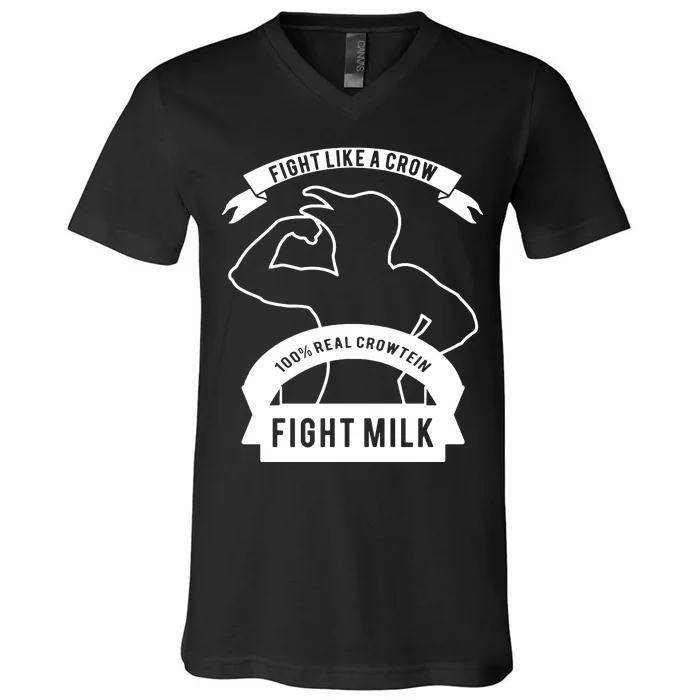 Fight Milk V-Neck T-Shirt