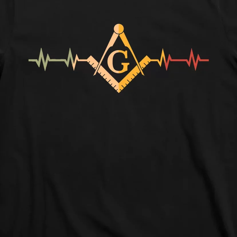 Freemason Masonic Fraternal Freemasonry Square Compass T-Shirt