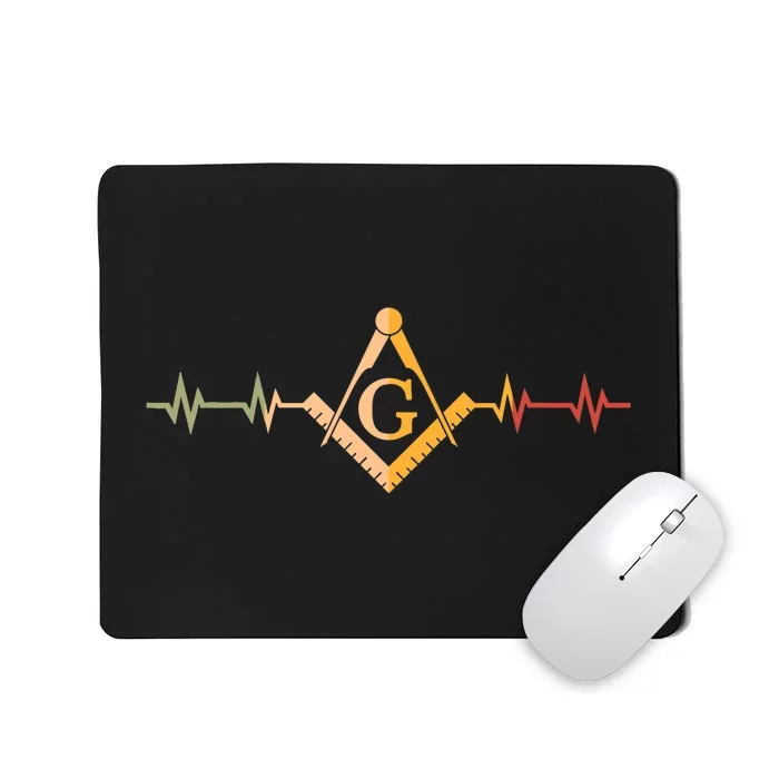 Freemason Masonic Fraternal Freemasonry Square Compass Mousepad