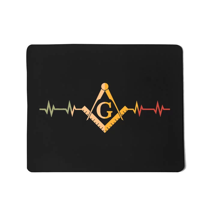 Freemason Masonic Fraternal Freemasonry Square Compass Mousepad