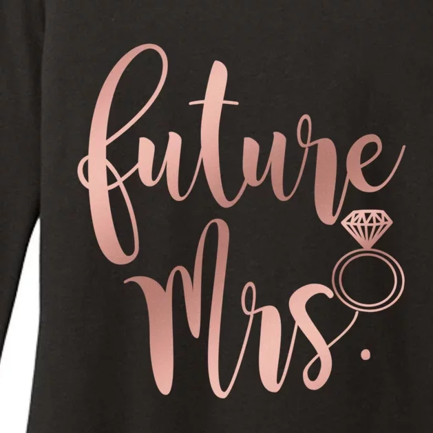 Future Mrs For Bride Funny Gift Womens CVC Long Sleeve Shirt