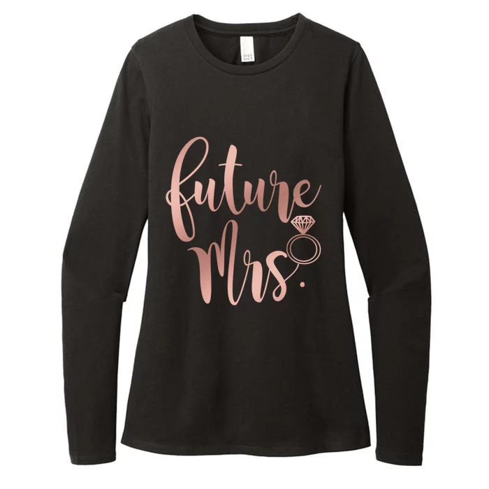 Future Mrs For Bride Funny Gift Womens CVC Long Sleeve Shirt