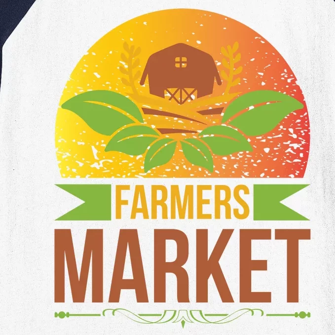 Farmers Market Baseball Sleeve Shirt