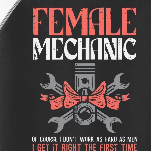 Female Mechanic Funny Car Auto Garage Toddler Fine Jersey T-Shirt