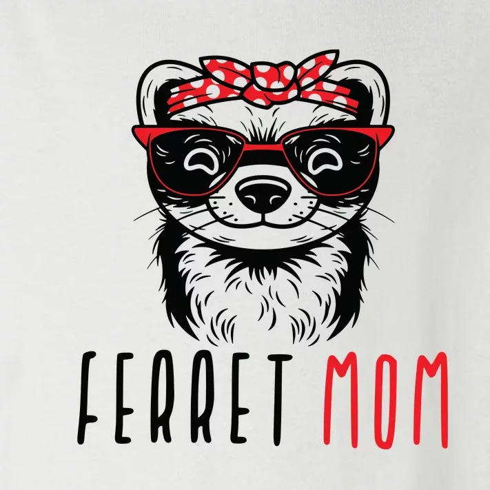 Ferret Mom Funny Animal Lover Weasel Women Mother Mama Gifts Toddler Long Sleeve Shirt