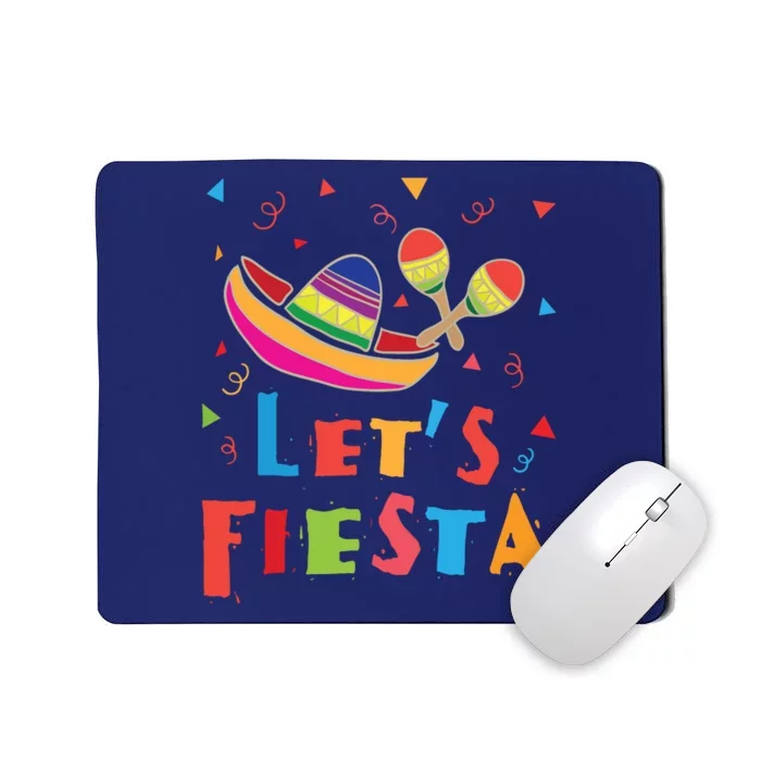 Funny Mexico Fiesta Mexican Party Mousepad