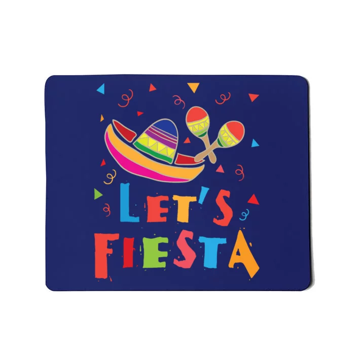 Funny Mexico Fiesta Mexican Party Mousepad