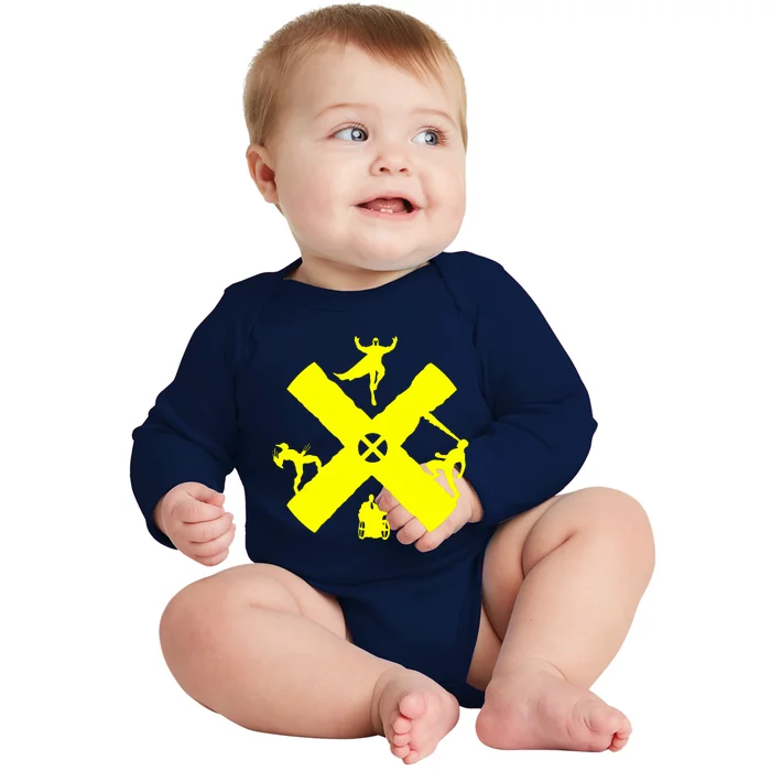 Fighting Mutants Baby Long Sleeve Bodysuit