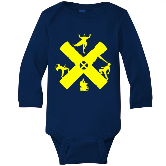 Fighting Mutants Baby Long Sleeve Bodysuit