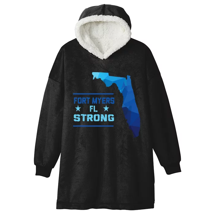 Fort Myers Florida Strong Hooded Wearable Blanket