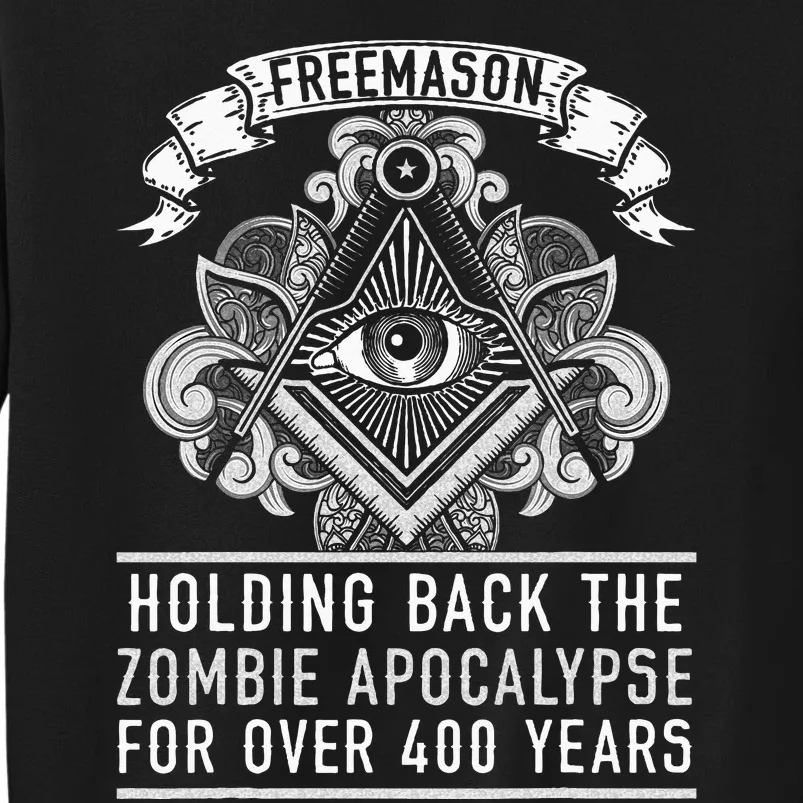 Freemason Masonic Fraternal Freemasonry Square Compass Tall Sweatshirt