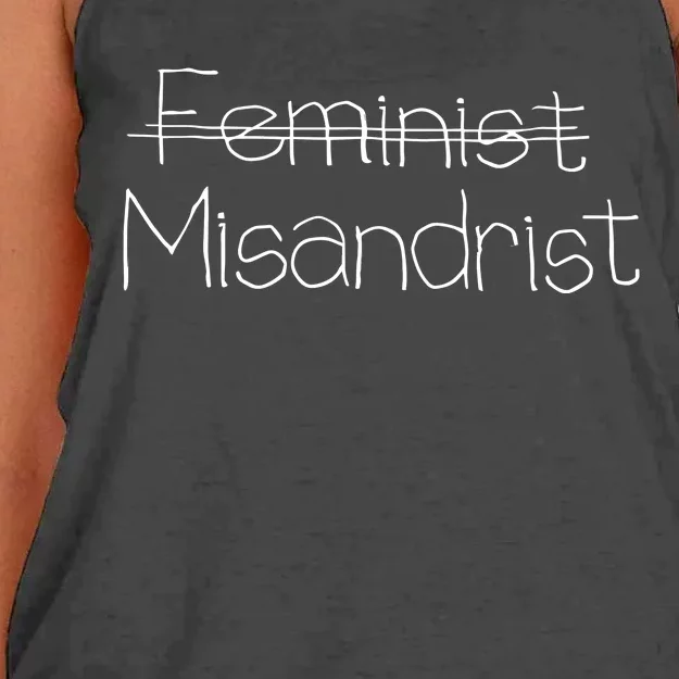 Feminist Misandrist Women's Knotted Racerback Tank