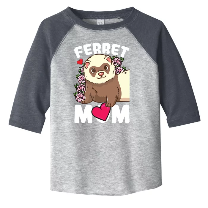 Ferret Mom Toddler Fine Jersey T-Shirt