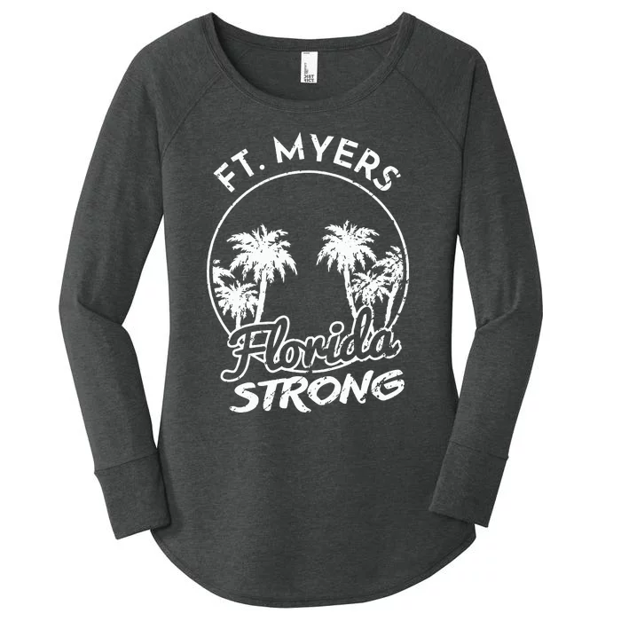 Ft. Myers Florida Strong Community Support Women's Perfect Tri Tunic Long Sleeve Shirt