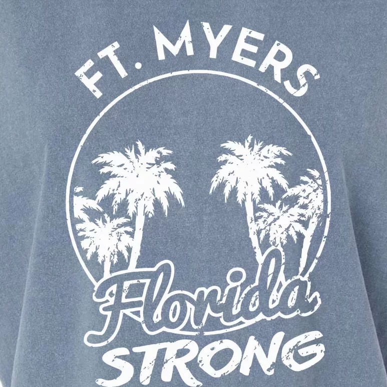 Ft. Myers Florida Strong Community Support Garment-Dyed Women's Muscle Tee