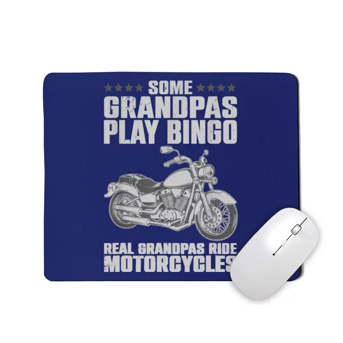 Funny Motorcycle For Grandpa Dad Motorcycle Lovers Riders Mousepad