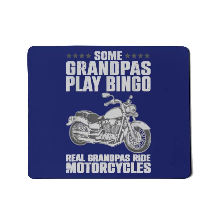 Funny Motorcycle For Grandpa Dad Motorcycle Lovers Riders Mousepad