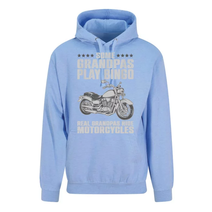 Funny Motorcycle For Grandpa Dad Motorcycle Lovers Riders Unisex Surf Hoodie