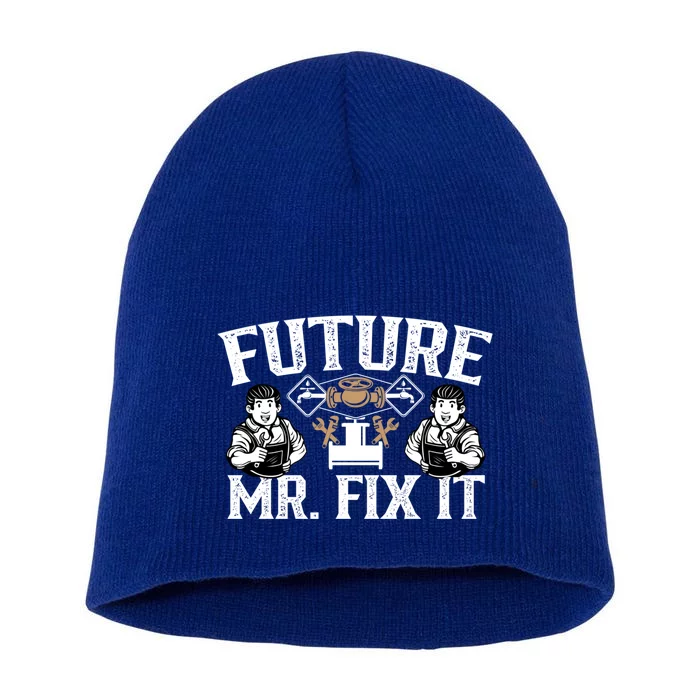 Future Mr Fix It Tinkerer Fixing Handy Repair Gift Short Acrylic Beanie