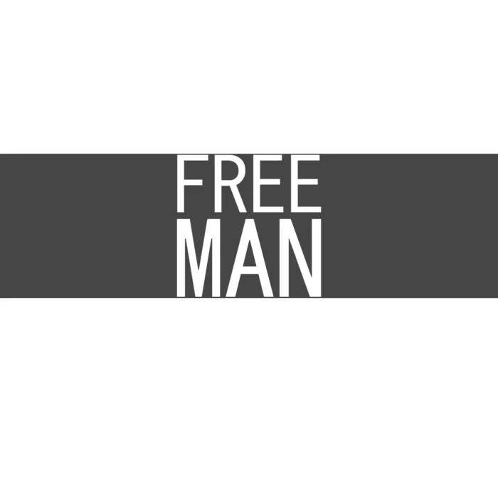 Free Man Bumper Sticker