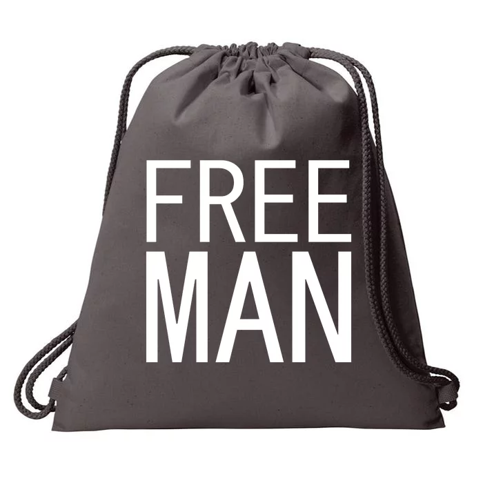 Free Man Drawstring Bag