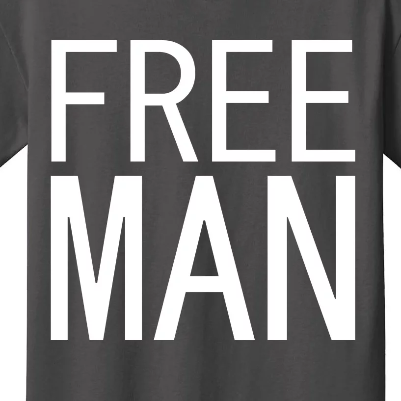 Free Man Kids T-Shirt