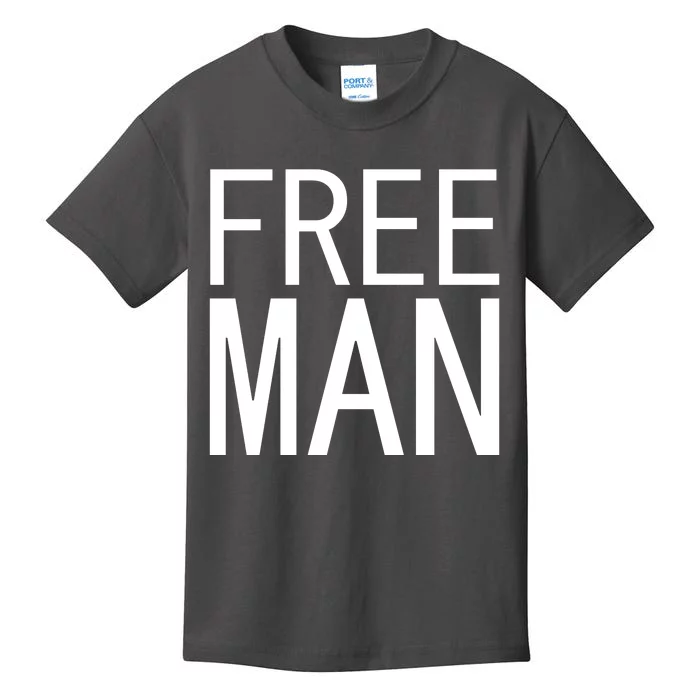 Free Man Kids T-Shirt