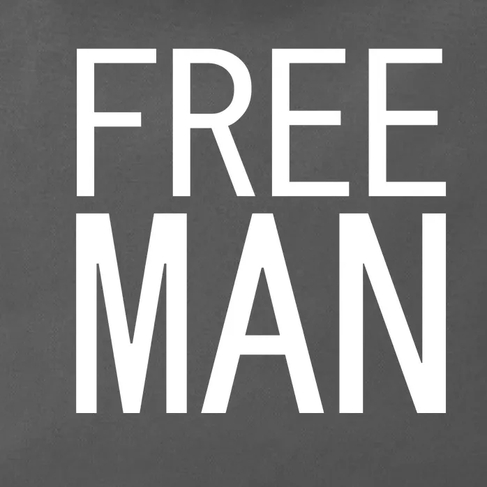 Free Man Zip Tote Bag