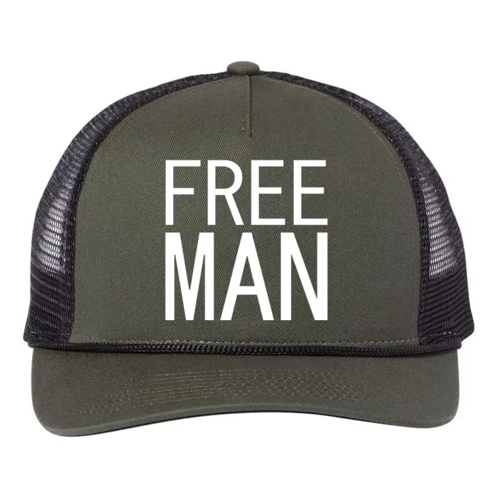 Free Man Retro Rope Trucker Hat Cap