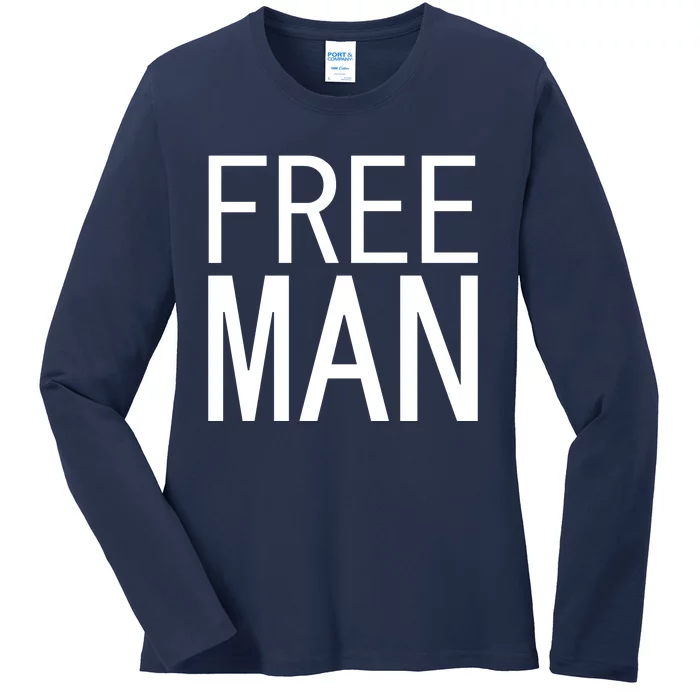 Free Man Ladies Long Sleeve Shirt