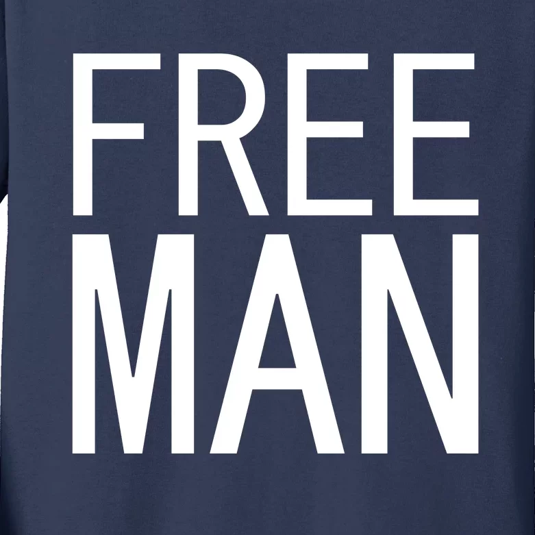 Free Man Kids Long Sleeve Shirt