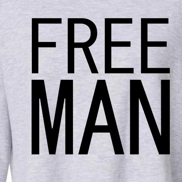 Free Man Cropped Pullover Crew