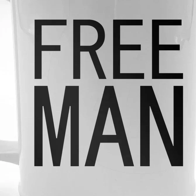 Free Man Front & Back Beer Stein