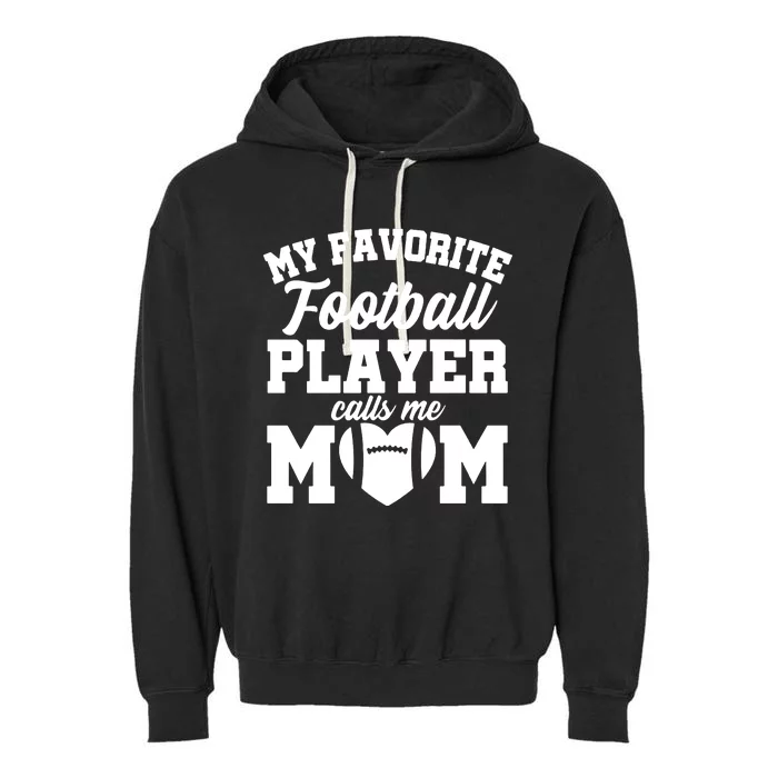 Football Mom Garment-Dyed Fleece Hoodie