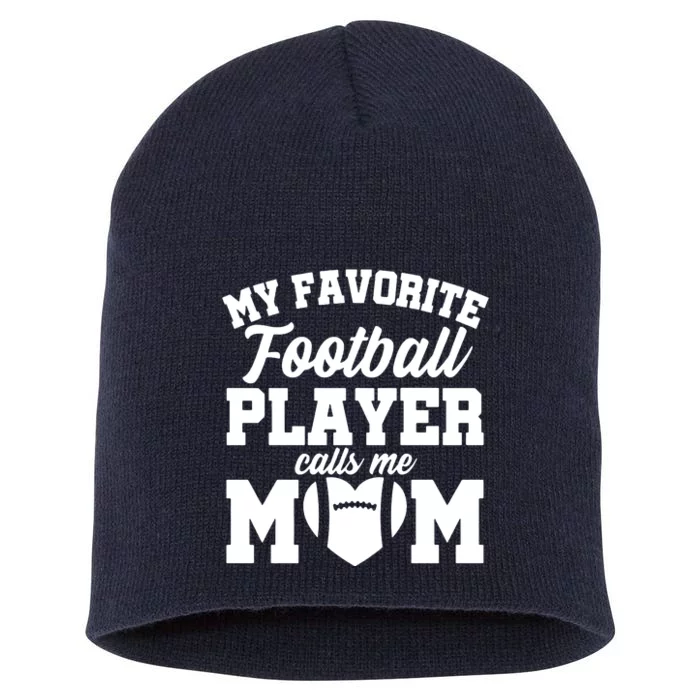 Football Mom Short Acrylic Beanie