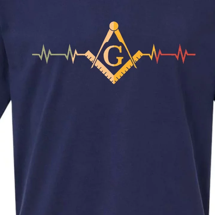 Freemason Masonic Fraternal Freemasonry Square Compass Sueded Cloud Jersey T-Shirt